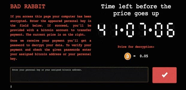 Setelah WannaCry, Kini muncul Serangan Ransomware Baru Dengan Nama Bad Rabbit Setelah WannaCry, Kini muncul Serangan Ransomware Baru Dengan Nama Bad Rabbit