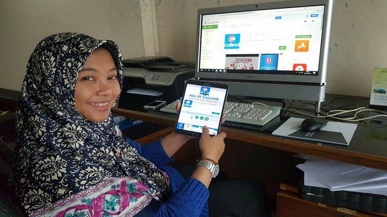 Callind, Aplikasi Chat Mirip BBM Ini Ternyata Buatan Gadis Mantan Penjaga Warnet Asal Kebumen