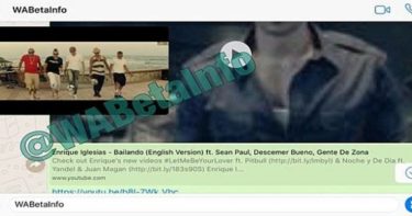 Nantinya Pengguna WhatsApp Bisa Langsung Memutar Video Youtube Di Dalam Chat