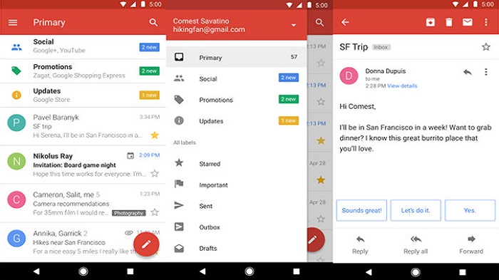 Google Luncurkan Gmail Go, Aplikasi Pembaca Email Yang Di Klaim Ringan Dan Anti Spam