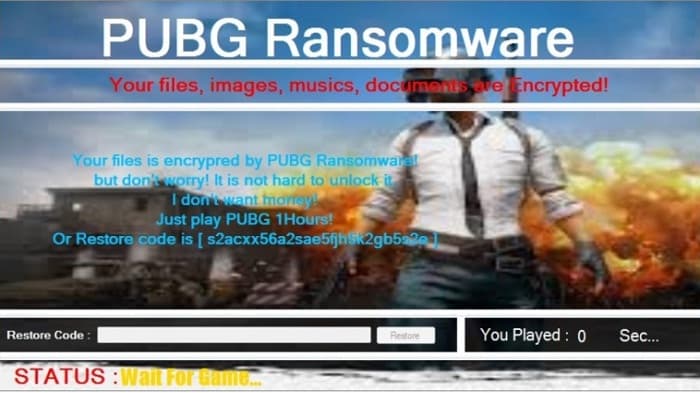 Ransomeware Ini Haruskan Korban Main Game PUBG Untuk Decrypt File Yang Di Sandera