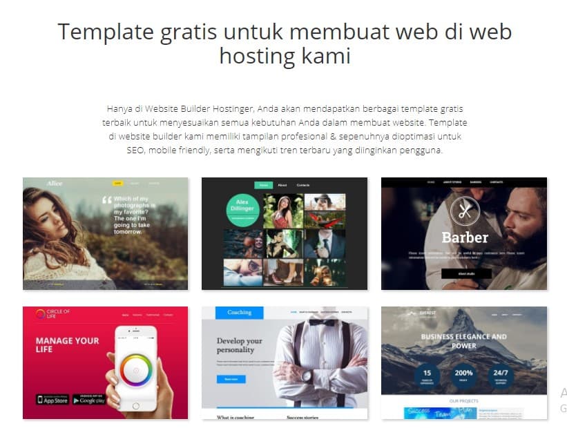 web builder hostinger