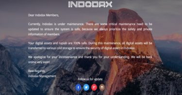 Ternyata Ini Penyebab Indodax Down Dan Tak Bisa Diakses