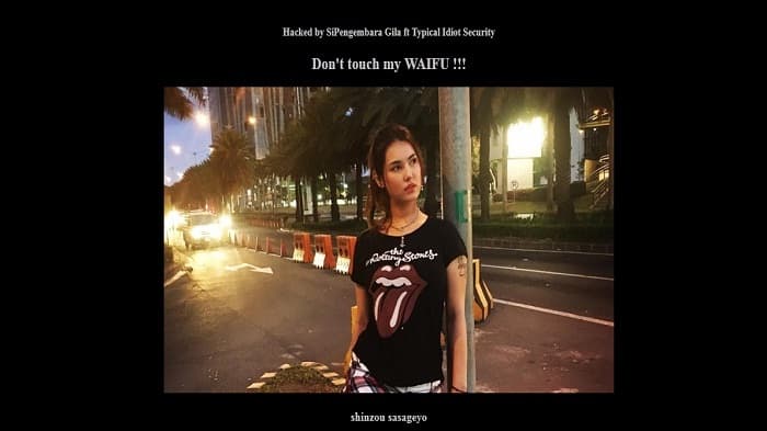 Diretas,Website Dirjen Imigrasi Tampilkan Gambar Miyabi Di Laman Depan