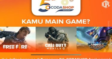 Ultah yang Kelima, Codashop Gelar 3 Turnamen esports Ultah yang Kelima, Codashop Gelar 3 Turnamen esports