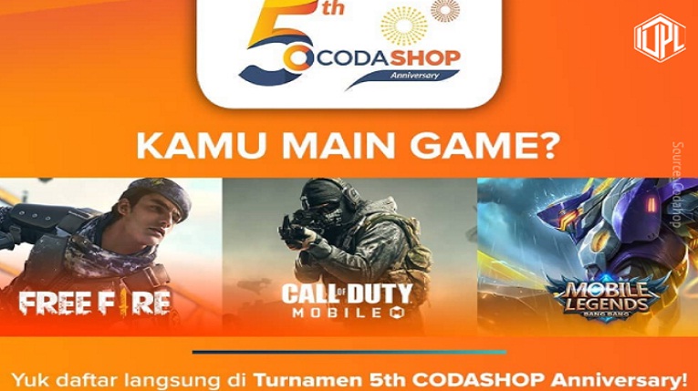 Ultah yang Kelima, Codashop Gelar 3 Turnamen esports