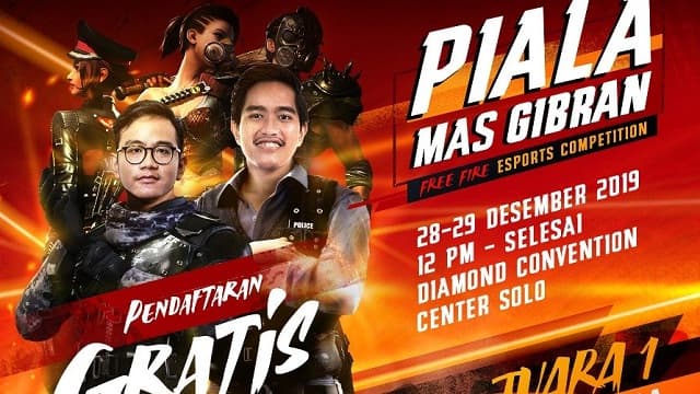 Piala Mas Gibran: Free Fire Esport Competition Resmi dibuka