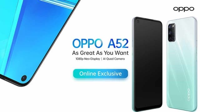 Spesifikasi Oppo A52, RAM 6GB Harga Cuma Rp 3 Jutaan