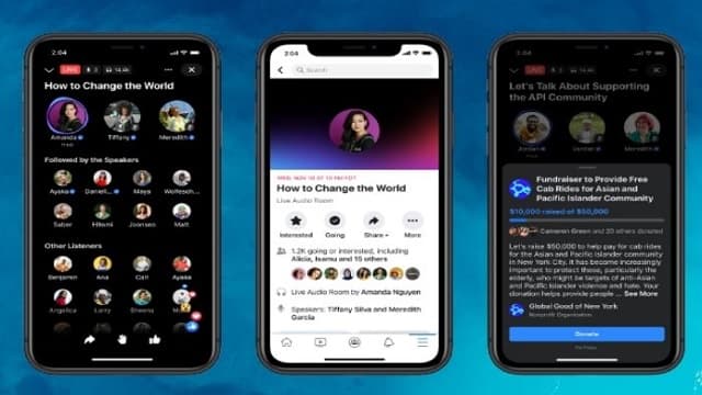Facebook Rilis Layanan Mirip Clubhouse, Live Audio Rooms Facebook Rilis Layanan Mirip Clubhouse, Live Audio Rooms
