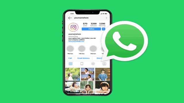 Menambahkan Tombol WhatsApp di Profil Instagram