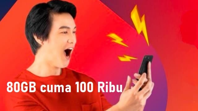 Paket Data Telkomsel Murah, 100 Ribu Dapat 80GB