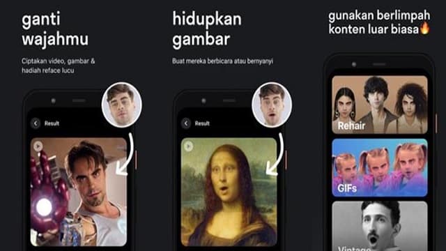 Aplikasi Reface, Pengertian dan Cara Pakai