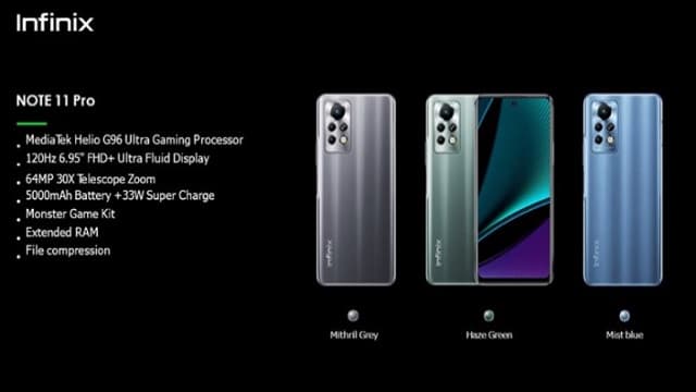 Spesifikasi dan Harga Infinix Note 11 Pro di Indonesia