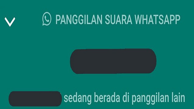 Kenapa Saat di Telpon WA Sedang Berada Dipanggilan Lain?