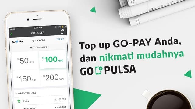 Mudah dan Praktis, Begini Cara Beli Pulsa Pakai GoPay