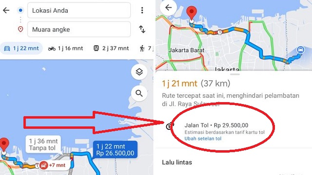 Guide On How To Check Toll Rates Through Google Maps