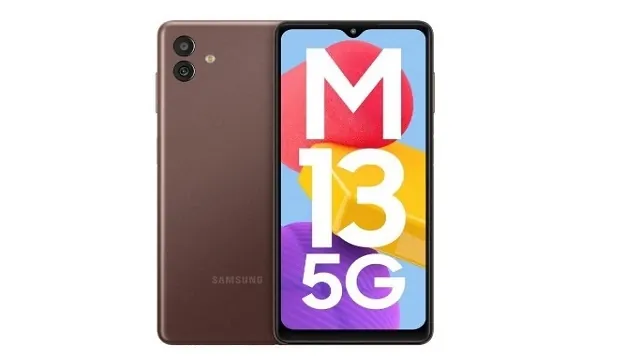 Spesifikasi dan Harga Samsung Galaxy M13 5G