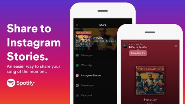 instagram spotify Cara Bagikan Lagu di Spotify ke Instagram Story