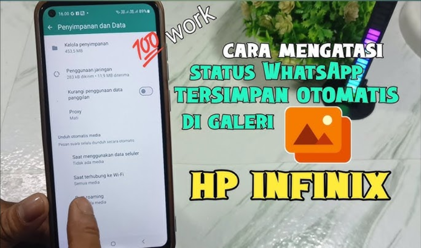 Cara Agar Status WA Tidak Tersimpan Otomatis di Hp Infinix Cara Agar Status WA Tidak Tersimpan Otomatis di Hp Infinix