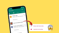 Cara Menghapus Grup Komunitas di WA Cara Menghapus Grup Komunitas di WA